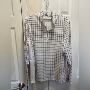 Lady Hagen White and Black Grid Shirt